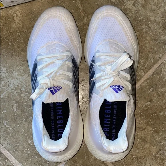 Rare Adidas Ultraboost 21 Primeblue Womens size 9 Ultraboost Shoes - Picture 7 of 13